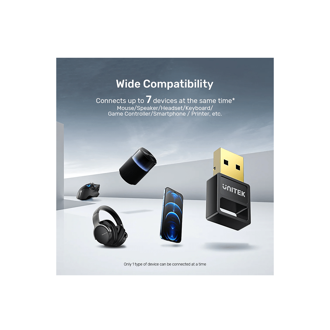 Unitek USB Bluetooth 5.3 Adapter in Qatar Unitek USB Bluetooth 5.3 Adapter in Qatar